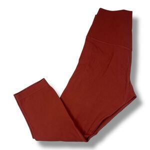 Lululemon Wonder Cropped Pink Leggings Size 8